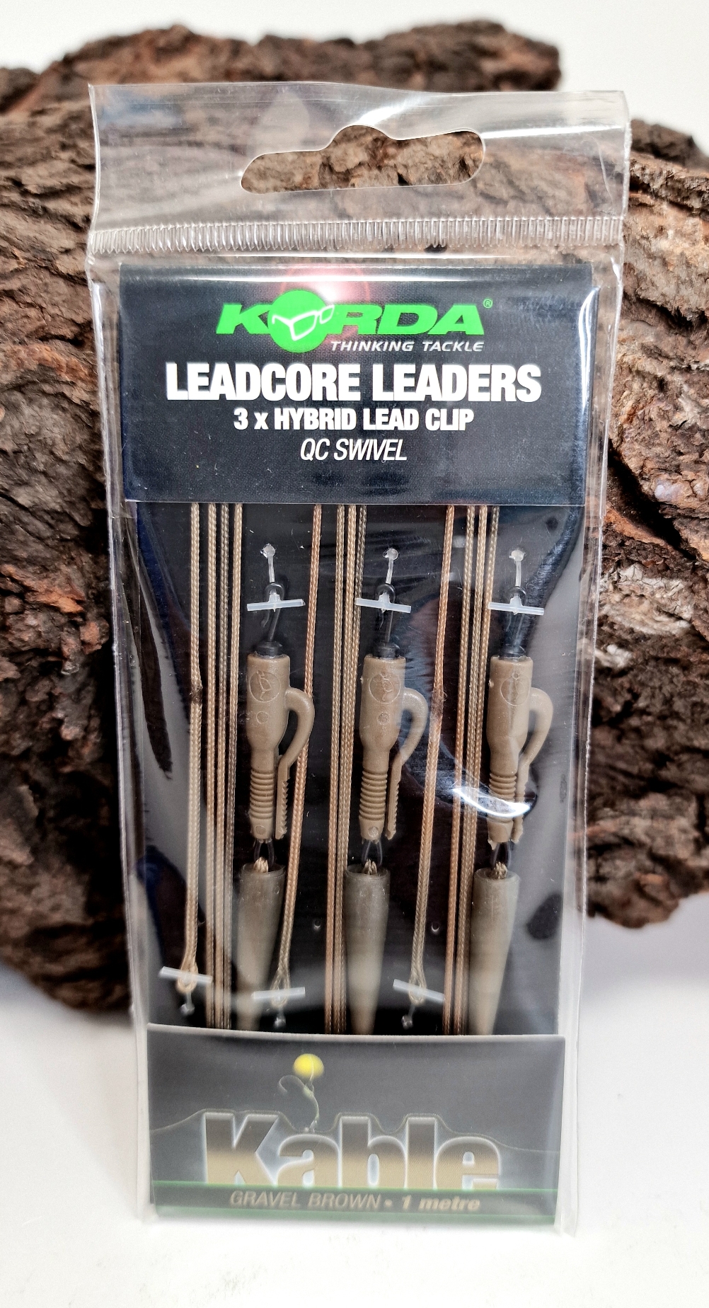 Korda Leadcore Leader Hybrid Lead Clip Qc Swivel Gravel Der Angler