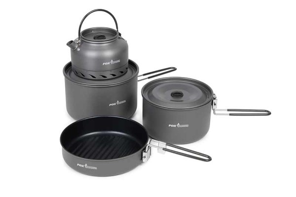 Fox Cookware 4 Piece Deluxe Cook Set mit Heat Transfer