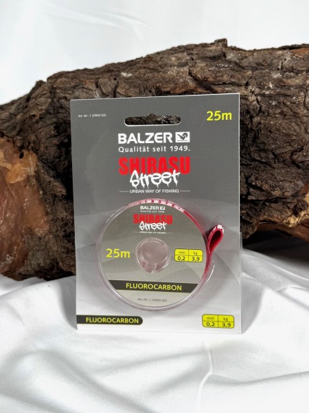 Balzer Shirasu Street Fluorocarbon 25m Spule 0,16-0,50mm 2,4-14,2kg