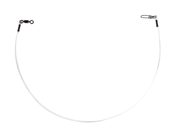 BKK Fluorocarbon Leader-HD mit Surelock Snap-52 Länge 50cm bis 50kg