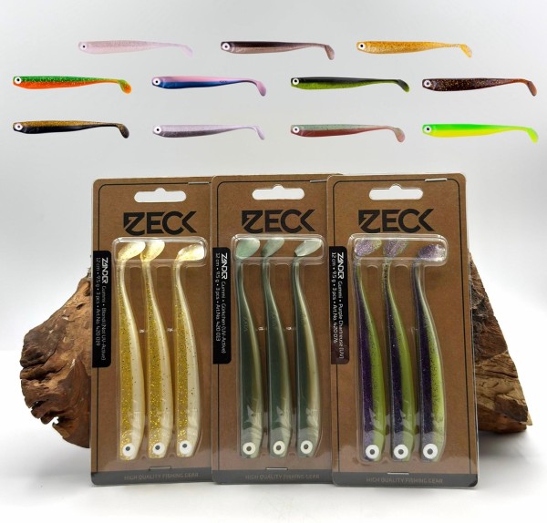 Zeck Zander Gummi 12cm 9,5g Sebastian Hänel 14 Farben