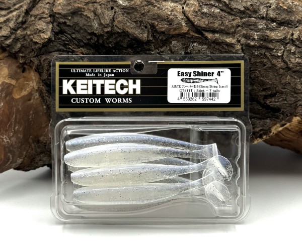 Keitech 4" Easy Shiner Barsch-Alarm 9 Farben 10cm