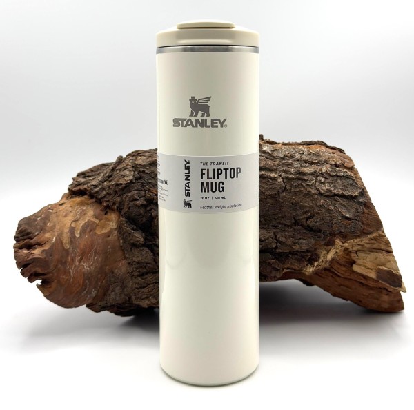 Stanley Transit Fliptop Mug 591ml Cream Gloss Thermobecher