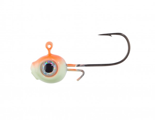Balzer Shirasu Micro Jigs mit UV Aktiven Augen Orange Louminous