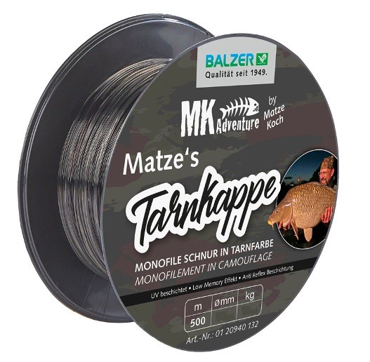 Balzer MK Adventure Matze´s Tarnkappe Camou Schnur 500m Mono