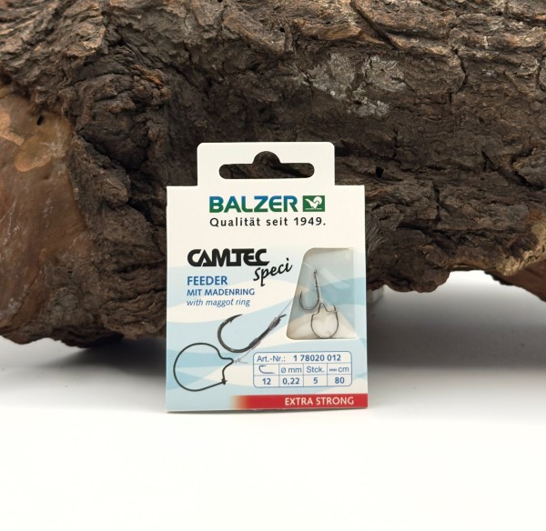 Balzer Camtec Speci Haken mit Madenring Gr. 6 8 10 12