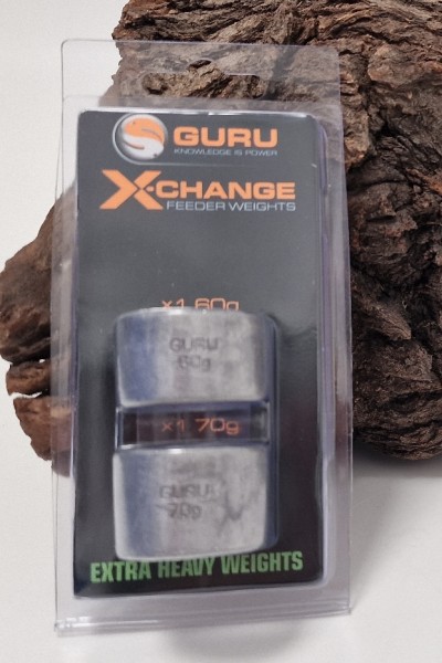 Guru X-Change Distance Feeder Weight Packs 20+30g 40+50g 60+70g