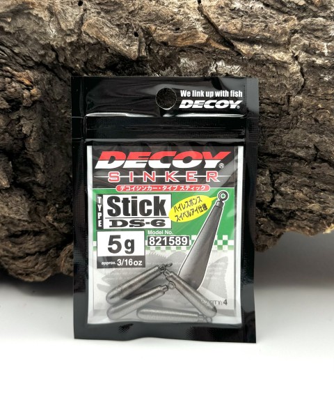 Decoy Sinker Type Stick DS6 3,5g 5g 7g 9g Drop Shot Jika Free Rig Blei