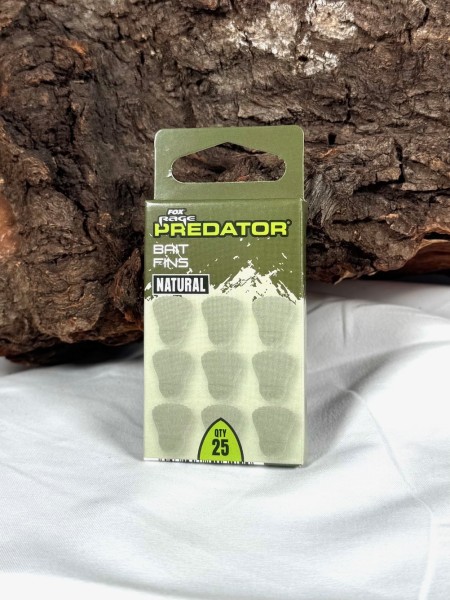 Fox Rage Predator Bait Fins Natural Köderfisch Sicherung 25 Stück