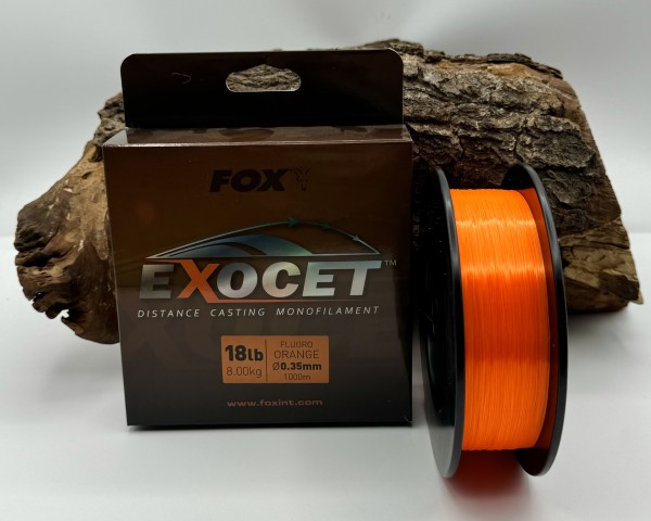 Fox Exocet Fluoro Orange Mono 0,26mm 0,28mm 0,30mm 0,33mm 0,35mm