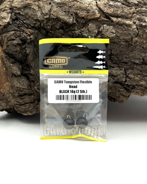 Camo Tungsten Flexible Head Cheburashka Black 2g 5g 7g 10g 14g