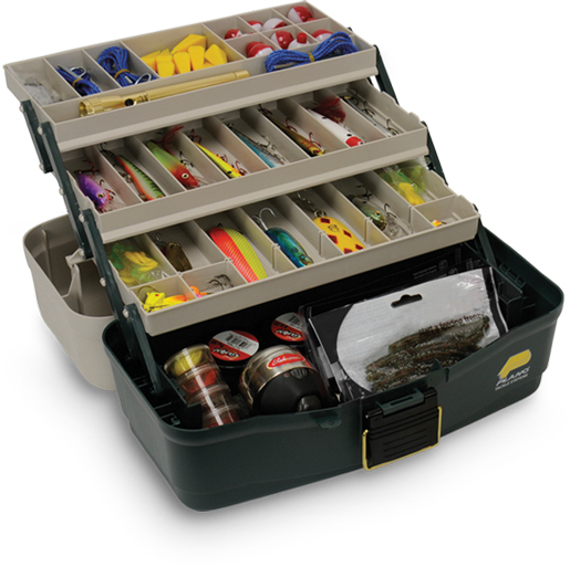 PLANO 1 TRAY TACKLE BOX RED