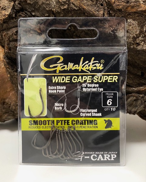 Gamakatsu G-Carp Wide Gape Super Hooks Gr. 4 6 8