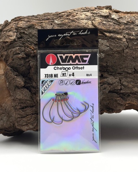 VMC Cheboo Offset 7318NE PTFE Cheburashka Haken 4 2 1 1/0 2/0 3/0