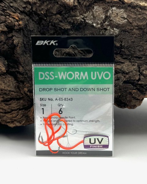 BKK DSS-Worm UVO Dropshot & Split Shot Haken