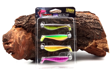 Fox Rage Ultra UV Zander Pro Shads Mixed Colour 7,5cm 5g