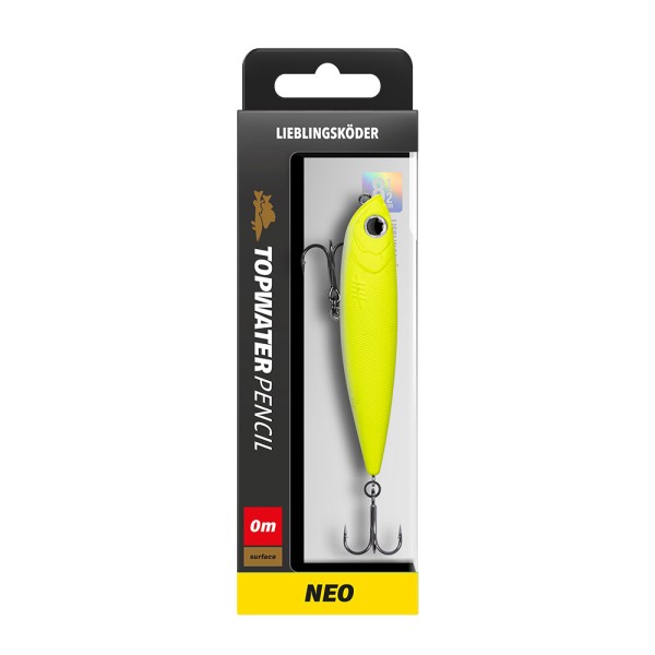Lieblingsköder Topwater Pencil 8,5cm 16 Farben