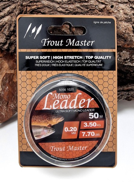 Spro Trout Master Mono Leader 50m 0,12mm 0,14mm 0,16mm 0,18mm 0,20mm 0,22mm
