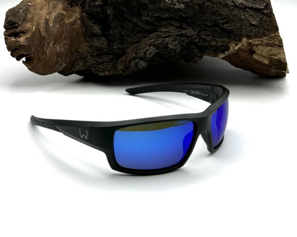 Westin W6 Sport 10 Matte Black LB Smoke LM Blue AR Blue Polarisationsbrille