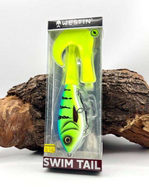 Westin Swim Tail Hybrid 12cm 62g Suspending 2 Tails 8 Farben