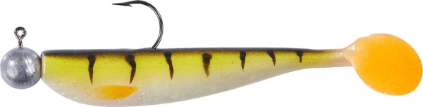 Balzer Shirasu Waggle 2go 7,5cm und 10cm Hot Perch Gummifisch mit Jigkopf
