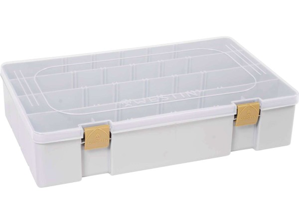 Westin W3 Tackle Box in 4 Größen Köderboxen Grey/Clear