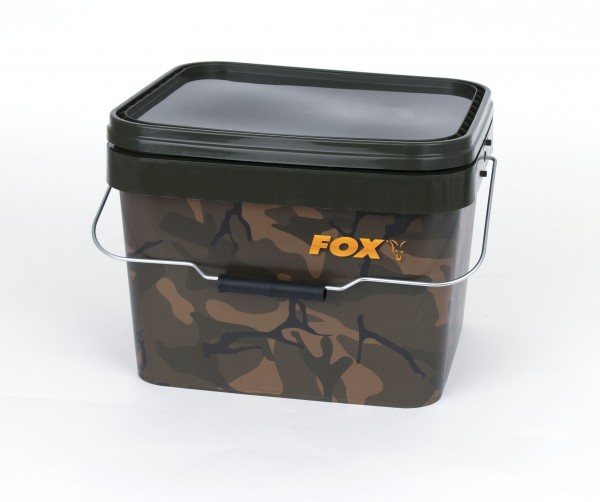Fox Camo Square Bucket 5l 10l 17l Eimer mit Deckel