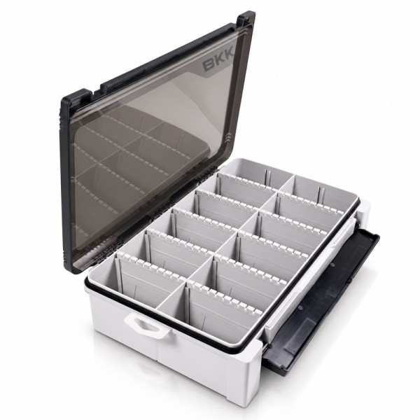 BKK Black Box 3700 2 Compartment Box Large Deep | 36 × 23,5 × 9,2 cm