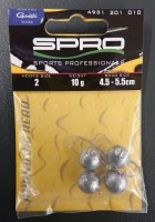 SPRO Round Jig 22 Head 2 10g 4 Stück SALE SPRO Round Jig 22 Head 2 10g 4 Stück SALE