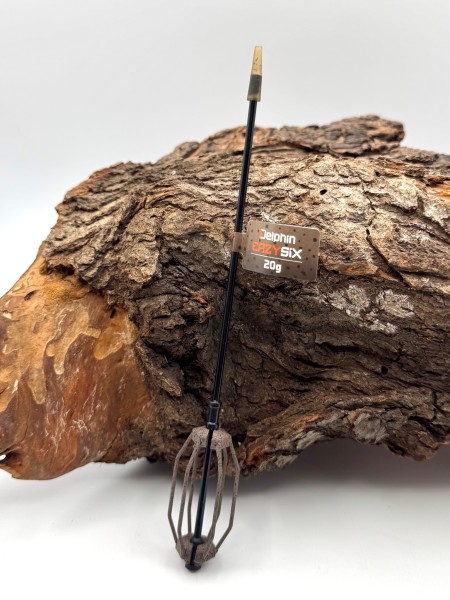 Delphin EazySIX Blei Futterkorb mit Röhrchen 20g 30g 40g 50g 60g 80g