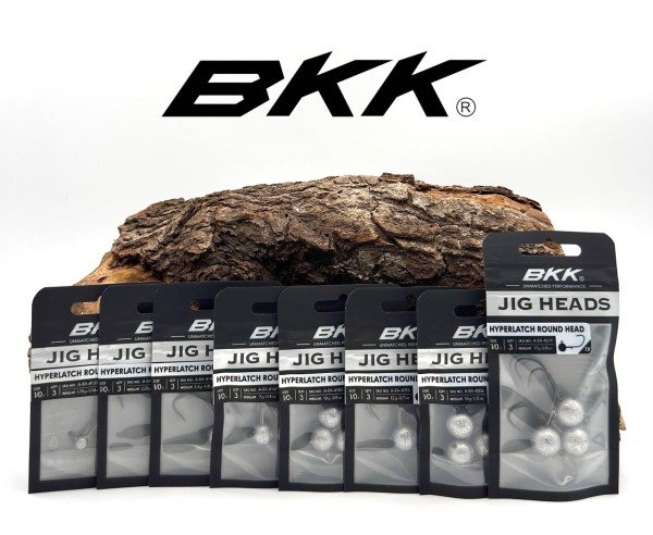 BKK Hyperlatch Round Head 1/0 Jighaken 1,75g - 17g mit Baitholder