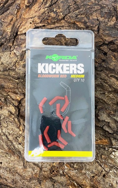 Korda Kickers Bloodworm Red Small Medium Large