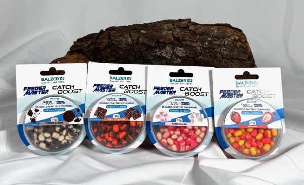 Balzer Catch Boost Method Feeder Dumbells Wafter 6x8mm & 7x10mm zweifarbig