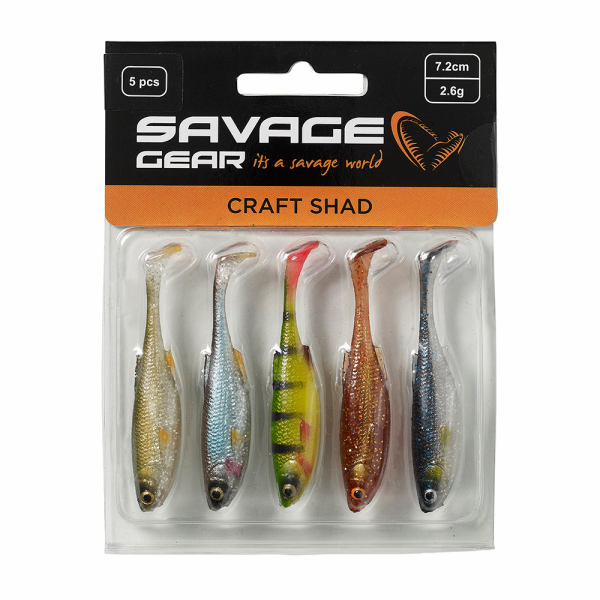 Savage Gear Craft Shad Clear Water Mix 7,2cm 8,8cm 10cm