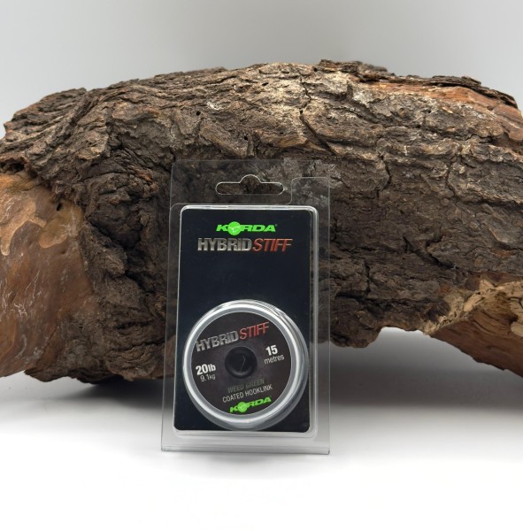 Korda Hybrid Stiff 20lb Weed Green 15m SALE