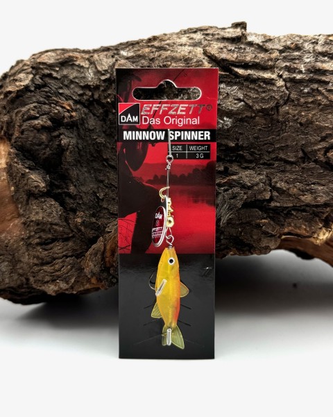 DAM Effzett Minnow Spinner Sinking 3g 5g 7g 13g Red Glitter