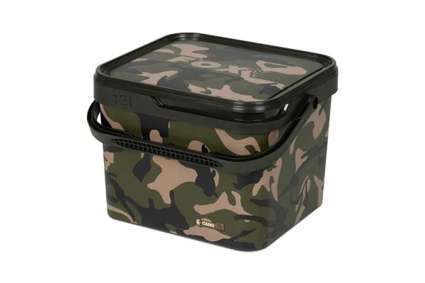 Fox Camo Bucket Angel-Eimer in 4 Größen 6l, 12l, 18l und 24l