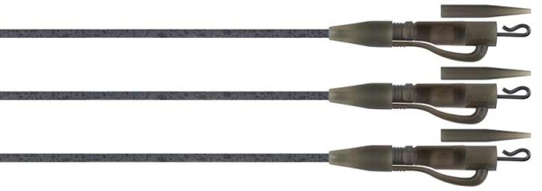 Fox Edges Tubing Leadclip Ready Rig Size 7 Naturals Tungsten Camo