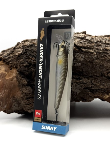 Lieblingsköder Zander/Hecht-Wobbler 10cm 15,5g 2m Tauchtiefe Floating 16 Farben