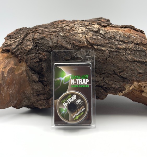 Korda N Trap Semi Stiff 20lb 9,1kg Gravel Brown 20m SALE
