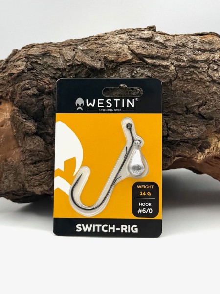 Westin Switch Rig Hook 14g Jig Haken mit Wechselgewicht Gr. 6/0