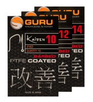 Guru Kaizen Eyed Barbed Gr.10 12 14 Ösenhaken mit Widerhaken