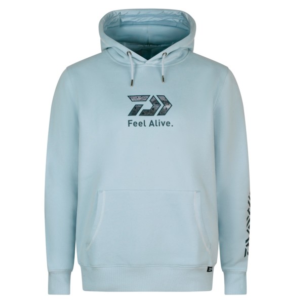 DAIWA D-Vec Hoodie Trout Light Blue Kapuzenpullover M L XL XXL