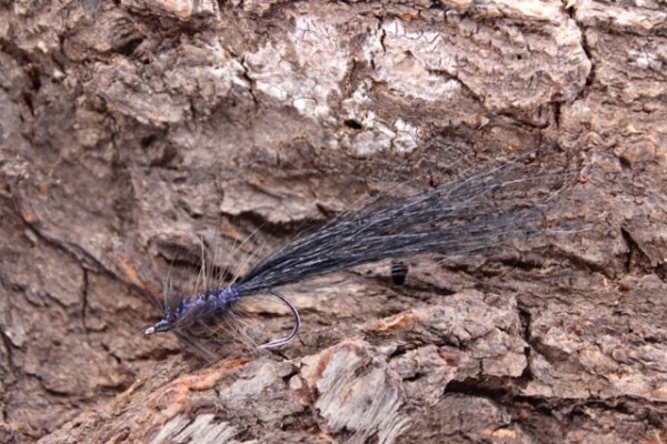 Seatrout Den Sorte - Die Schwarze Handgebunden Meerforellenfliege Ganzjährig