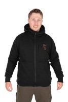 Fox Collection Sherpa Jacket Black & Orange in S M L XL 2XL 3XL Fox Collection Sherpa Jacket Black & Orange in S M L XL 2XL 3XL