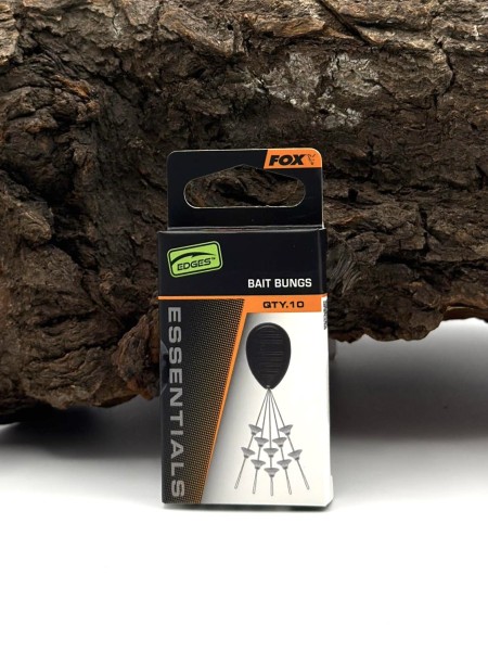 Fox Edges Essentials Bait Bungs Köderstopper für Haarmontagen 10 Stück