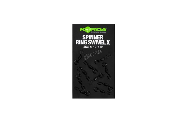 Korda Spinner Ring Swivel X Size 11 Extra starker Spinner-Wirbel