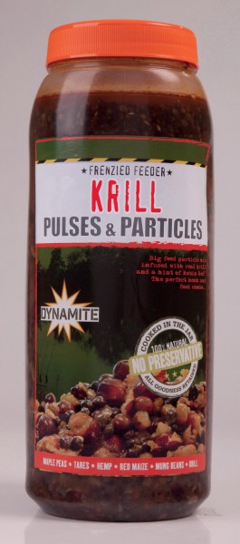 Dynamite Baits Frenzied Pulse Partikel Mix Naked Krill Sweet & Milky 2,5l ABVERKAUF