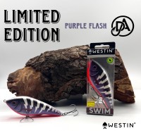 Westin Swim Glidebait 12cm 53g Suspending Purple Flash UV Limited Edition