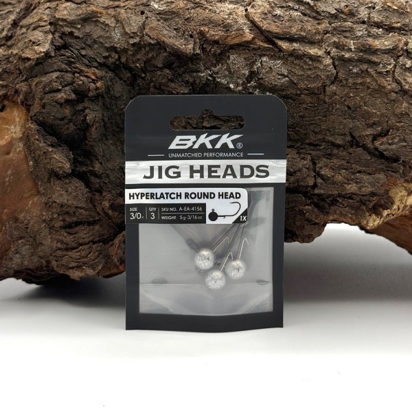 BKK Hyperlatch Round Head 3/0 Jighaken 5g - 25g mit Baitholder